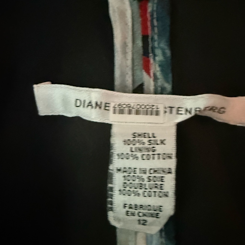 Diane Von Furstenberg Paradis Silk Chiffon Ruffle Mini Dress - Picture 4 of 4